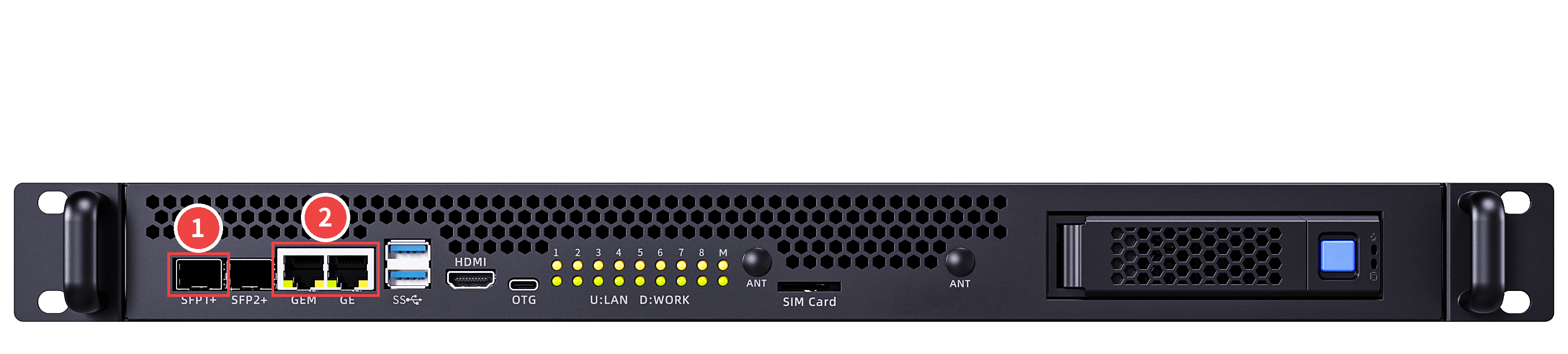 Single external network cable wiring