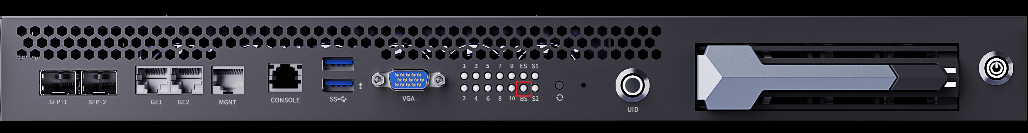 BMC status indicator