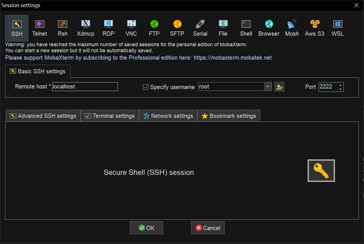 MobaXterm SSH 配置